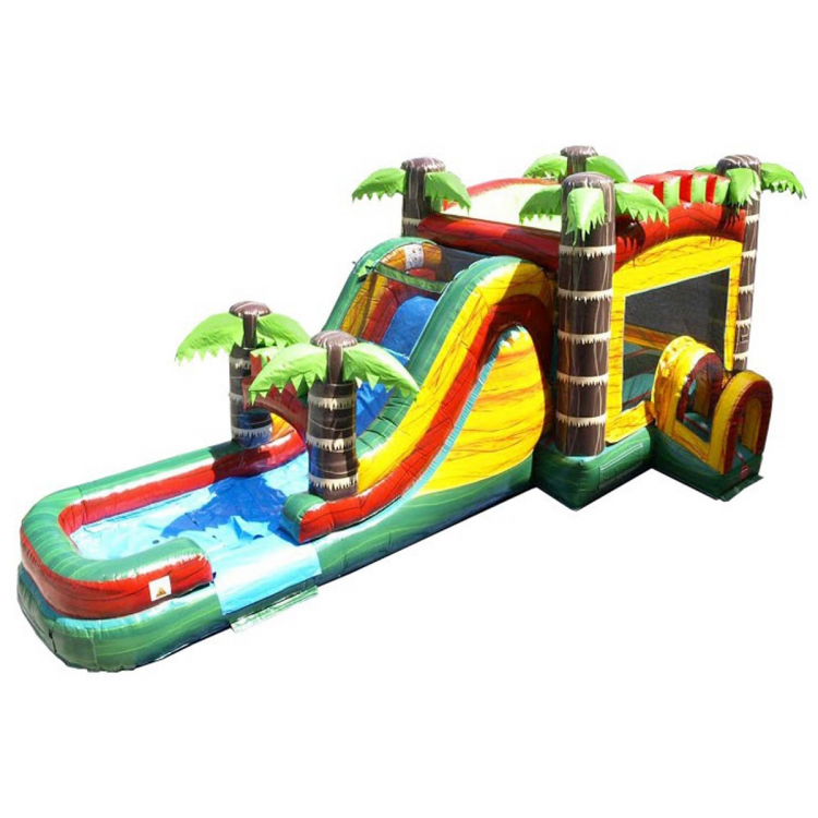 Fire Marble Combo Water Slide